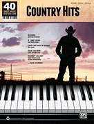 40 Sheet Music Bestsellers Country Hits piano sheet music cover